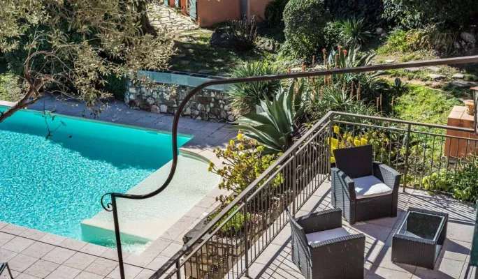 Villa mit Pool und Meerblick, Roquebrune-Cap-Martin - Foto 3