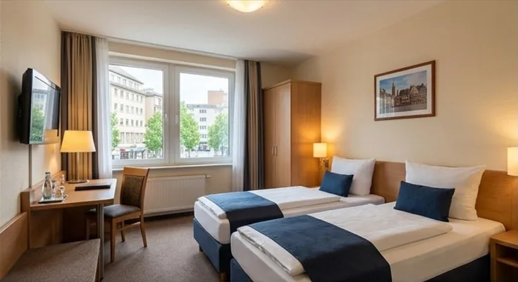 For sale modernized 3-star hotel with a restaurant in a central location in Frankfurt am Main - pic.1